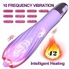 Wibrator silicone vibrator usb, 10 vibration modes, heating